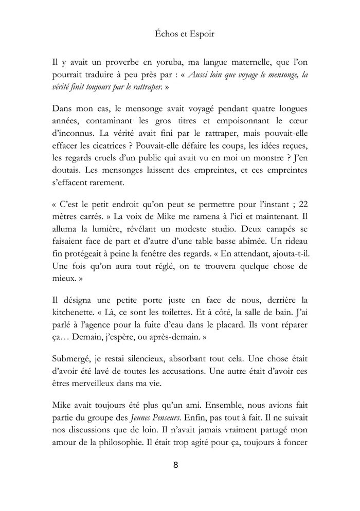 Page 14 d’Échos et Espoir