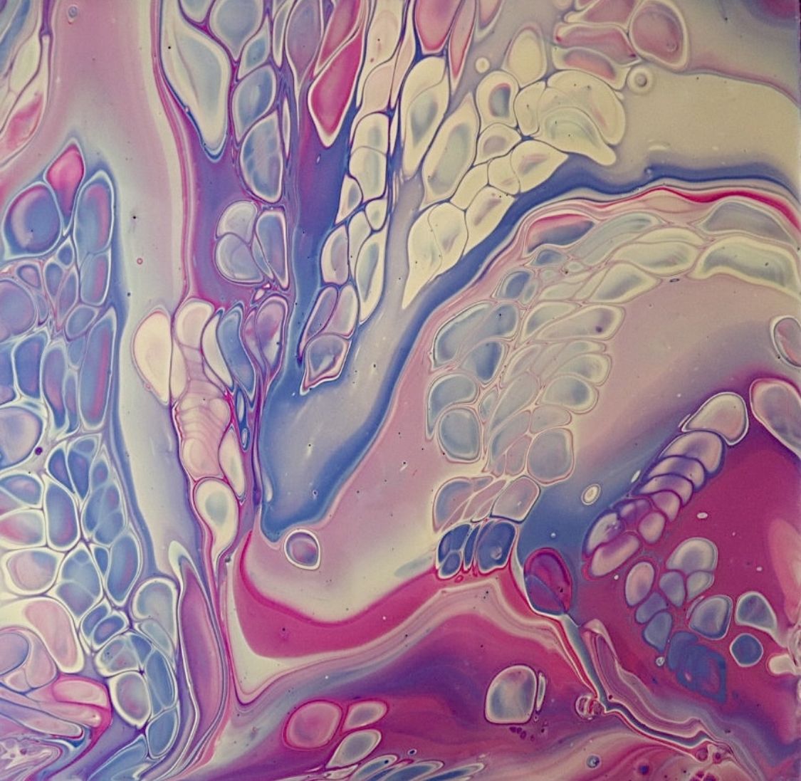 Alvéoles : des cellules bleu tendre et rose qui se ramifient comme des voies respiratoires